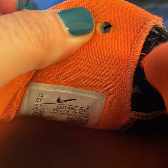 Nike Zoom Freak, kids 6, multicolor mid-rise basketball running active sneakers - Picture 12 of 13